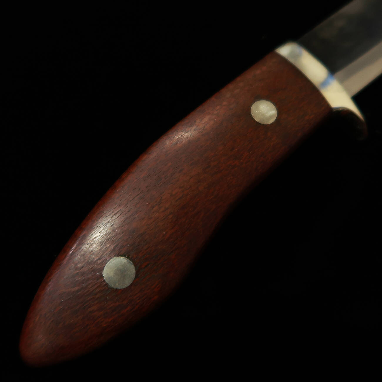 武田刃物TAKEDA　備中手打ち鍛冶 守屋正作 シースナイフ レースウッドA