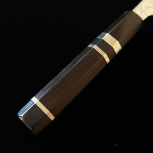 Miura MIURA Santoku SLD Damasco de níquel Polida Cabo em ébano com anel de prata (165 mm)