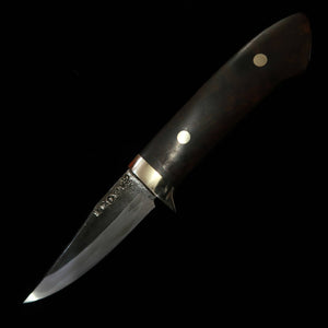 TAKEDA Bitchu forge artisanale par Masashi Moriya Couteau fixe Ironwood C