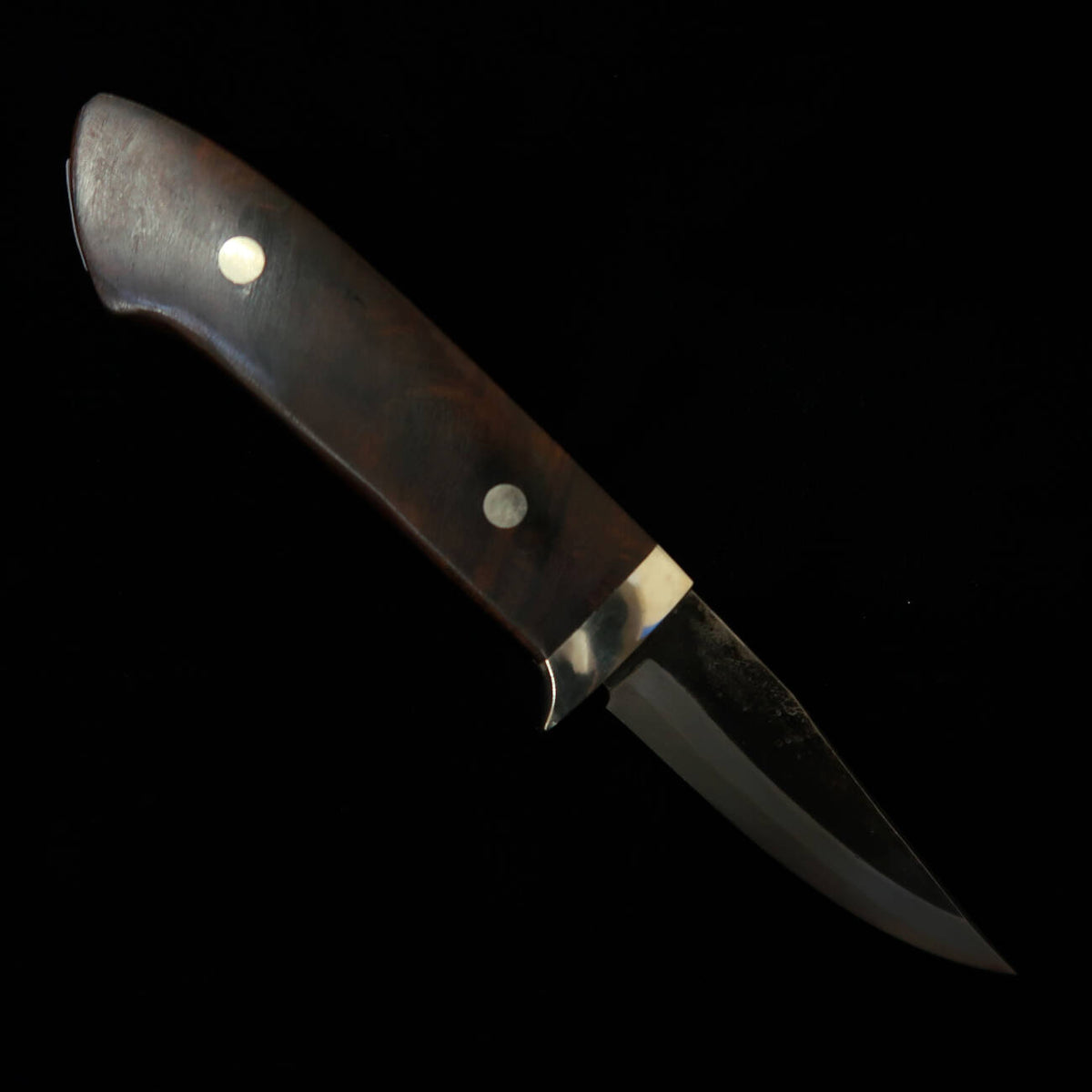 TAKEDA Bitchu forge artisanale par Masashi Moriya Couteau fixe Ironwood C