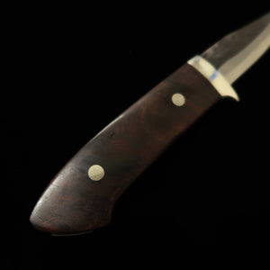 TAKEDA Bitchu forge artisanale par Masashi Moriya Couteau fixe Ironwood C