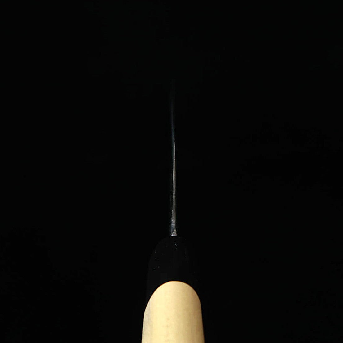 MIURA Nakiri - Aogami #2 - Acabamento preto - Cabo magnólia com chifre de búfalo (165mm)