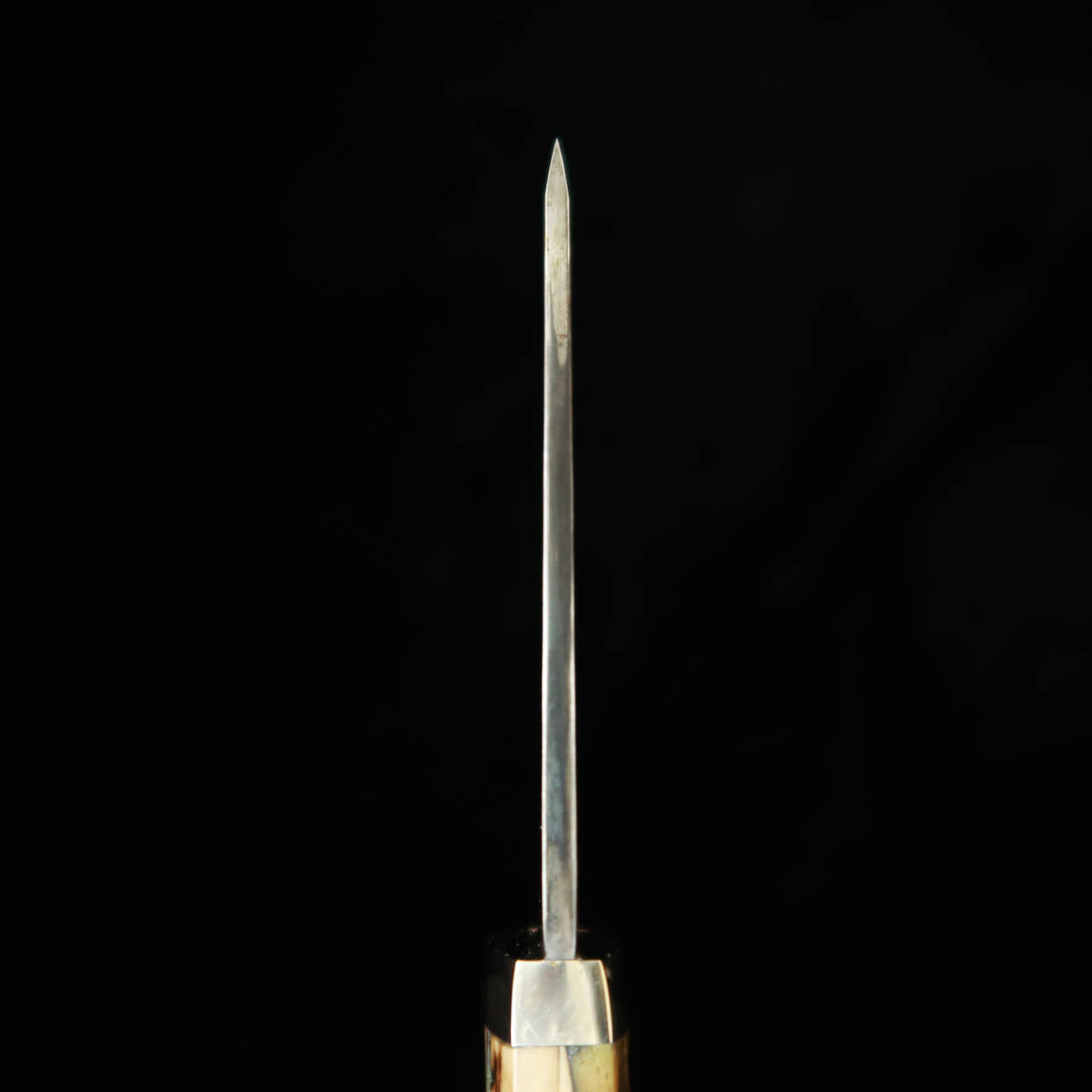 TAKEDA Bitchu forge artisanale par Masashi Moriya Couteau fixe Stag A