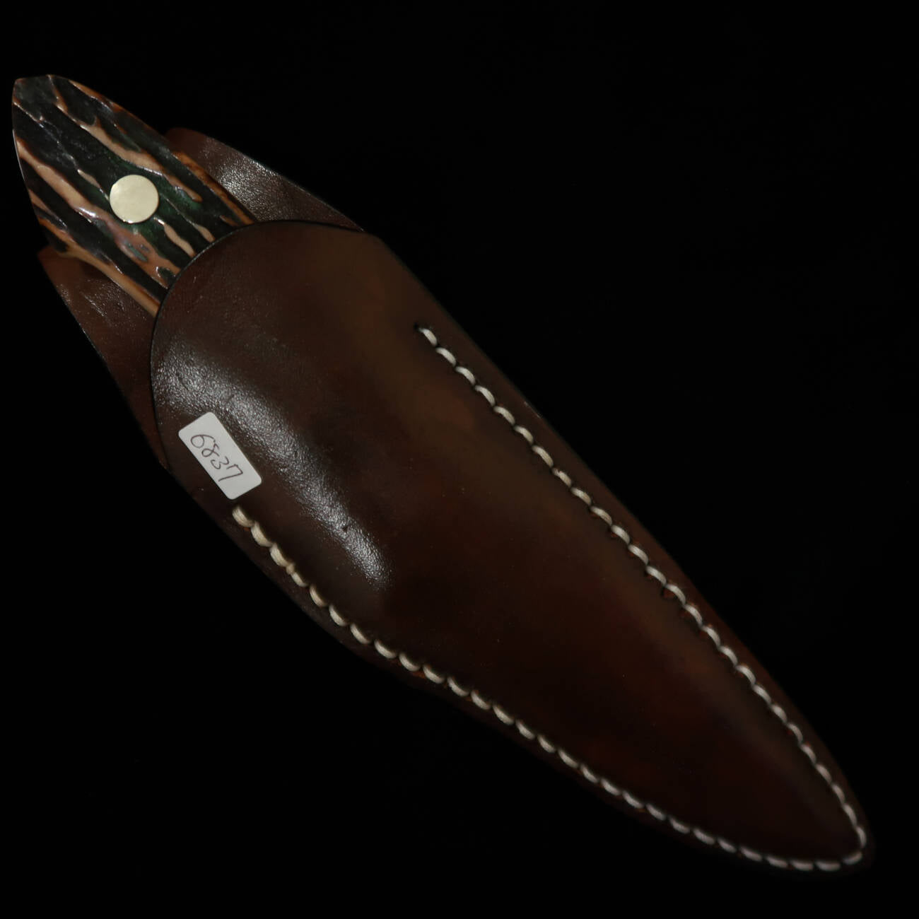 TAKEDA Bitchu forge artisanale par Masashi Moriya Couteau fixe Stag A