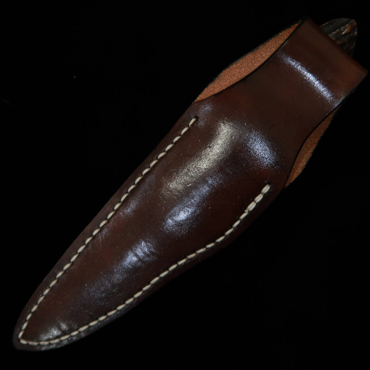 TAKEDA Bitchu forge artisanale par Masashi Moriya Couteau fixe Stag A