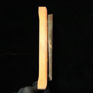 Pedra de amolar natural Shobudani Tipo san com base 38×150×13 mm