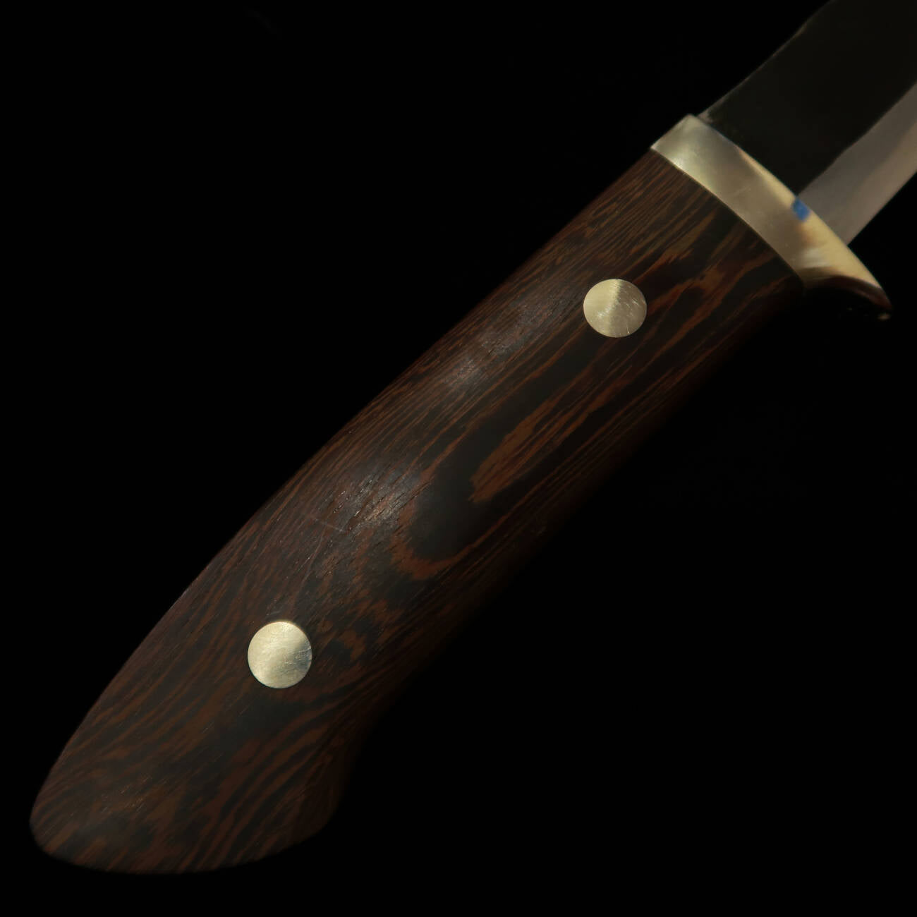 武田刃物TAKEDA　備中手打ち鍛冶 守屋正作 シースナイフ ムラサキタガヤサン