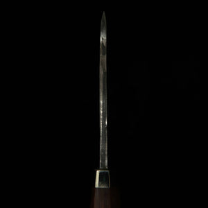 TAKEDA Facas Takeda Forjado à Mão Bitchu Moriyama Seisaku Faca de Bainha Murasaki Tagayasan