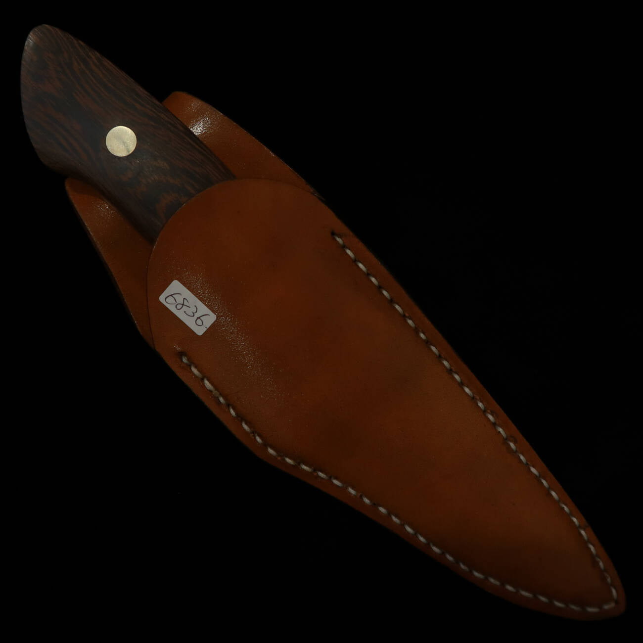 武田刃物TAKEDA　備中手打ち鍛冶 守屋正作 シースナイフ ムラサキタガヤサン