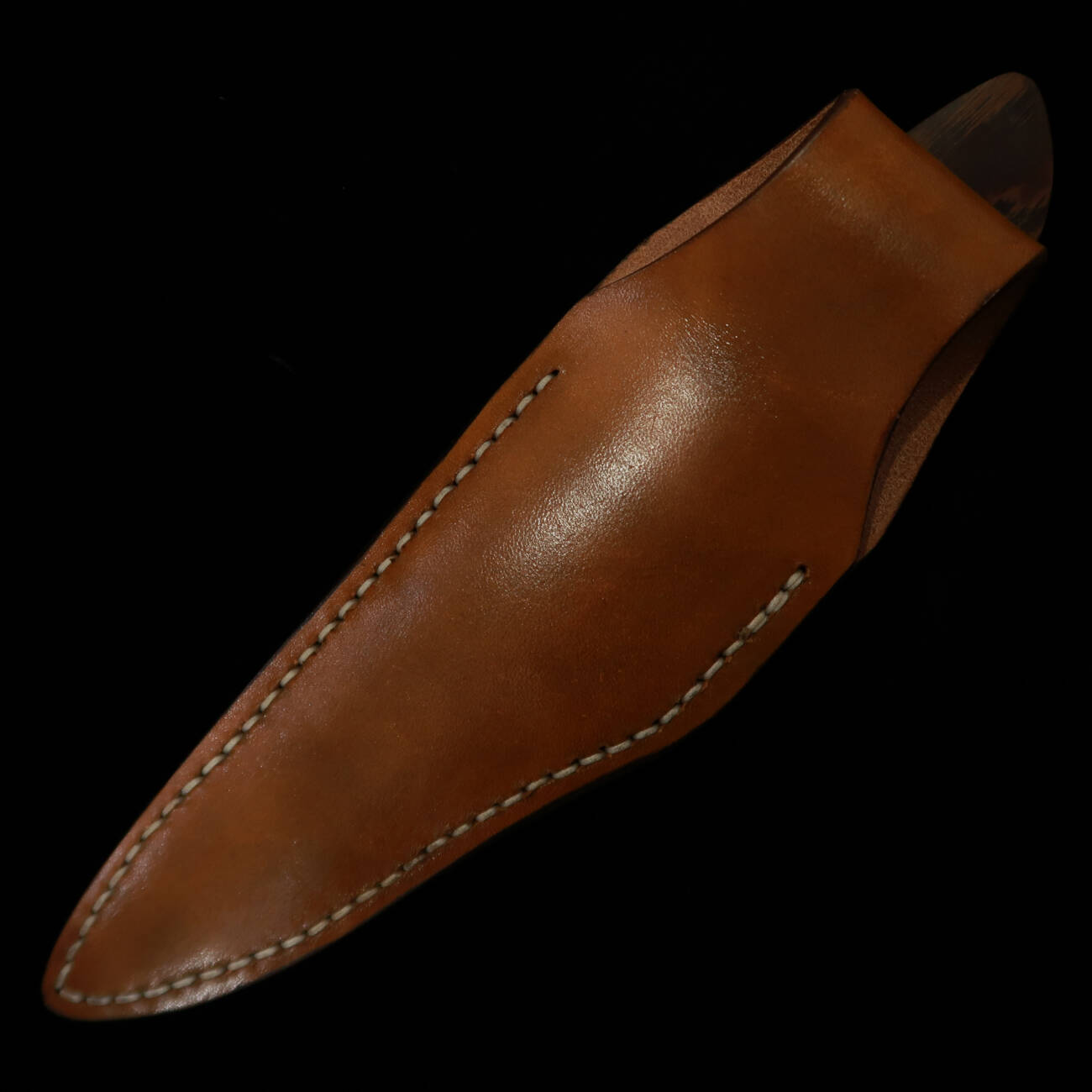 武田刃物TAKEDA　備中手打ち鍛冶 守屋正作 シースナイフ ムラサキタガヤサン