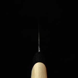 Miura MIURA by Shindo Bunka Aogami No.2, finition noire, manche en magnolia/buffle forme marron (165 mm)