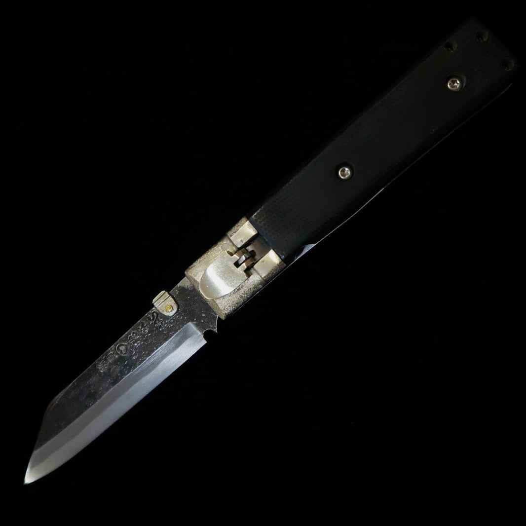 TAKEDA Couteau artisanal de Bitchu Inagaki Fumio Special Lock Folder Lin Micarta
