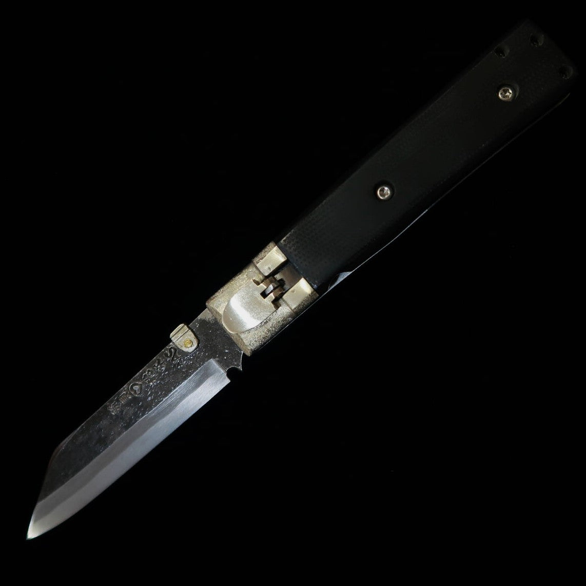TAKEDA Cutelaria Forjado à Mão Bitchu Inagaki Fumio Faca Dobrável Special Lock Linen Micarta