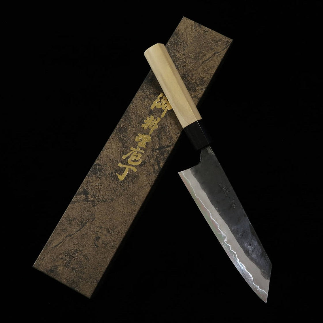 Miura MIURA Bunka Aogami nº2 Kurouchi Cabo Hōsui formato castanha (165mm)