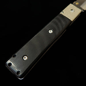 TAKEDA Cutelaria Forjado à Mão Bitchu Inagaki Fumio Faca Dobrável Special Lock Linen Micarta