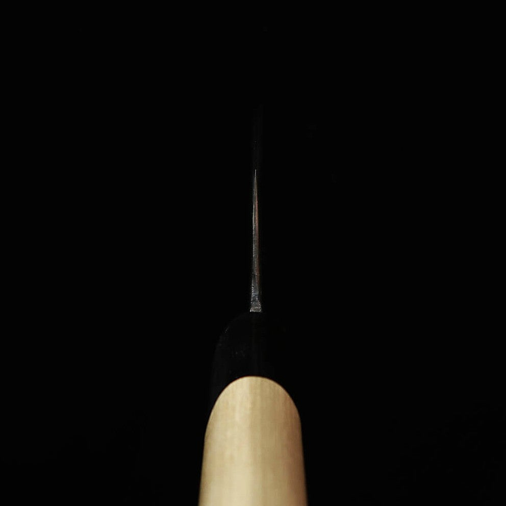 MIURA Gyuto Aço Azul #2 Acabamento Preto Cabo de Magnólia e Búfalo (180/210mm)