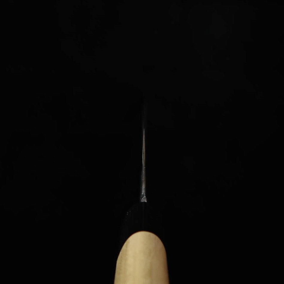 MIURA Kiritsuke Gyuto aço Aogami nº 2, forjado à mão, cabo em madeira de magnólia com reforço de chifre de búfalo (210mm)