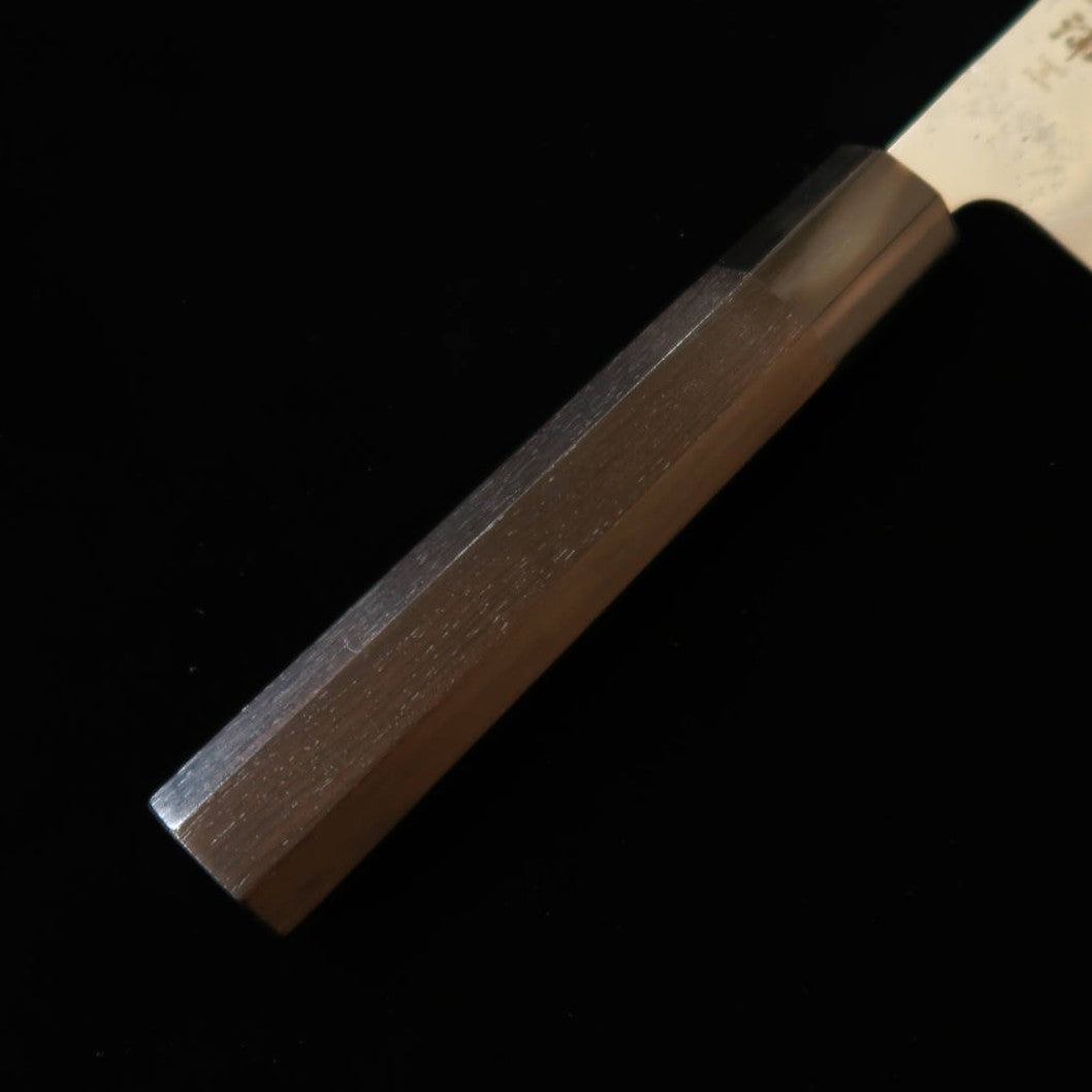 Miura Kiritsuke Ginsan Nashiji Ebony Octagonal Handle (210mm)