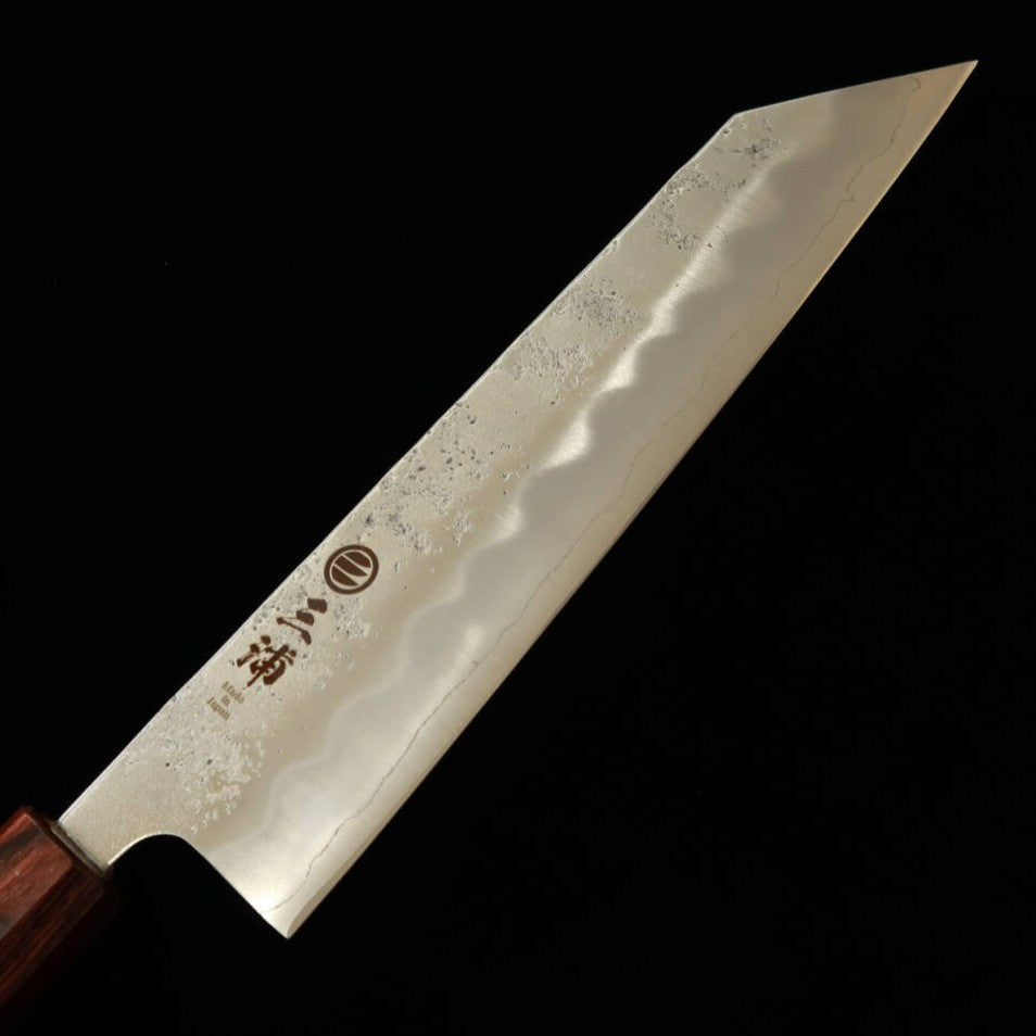 三浦MIURA 切付 銀紙三号 梨地 欅八角柄（210mm）