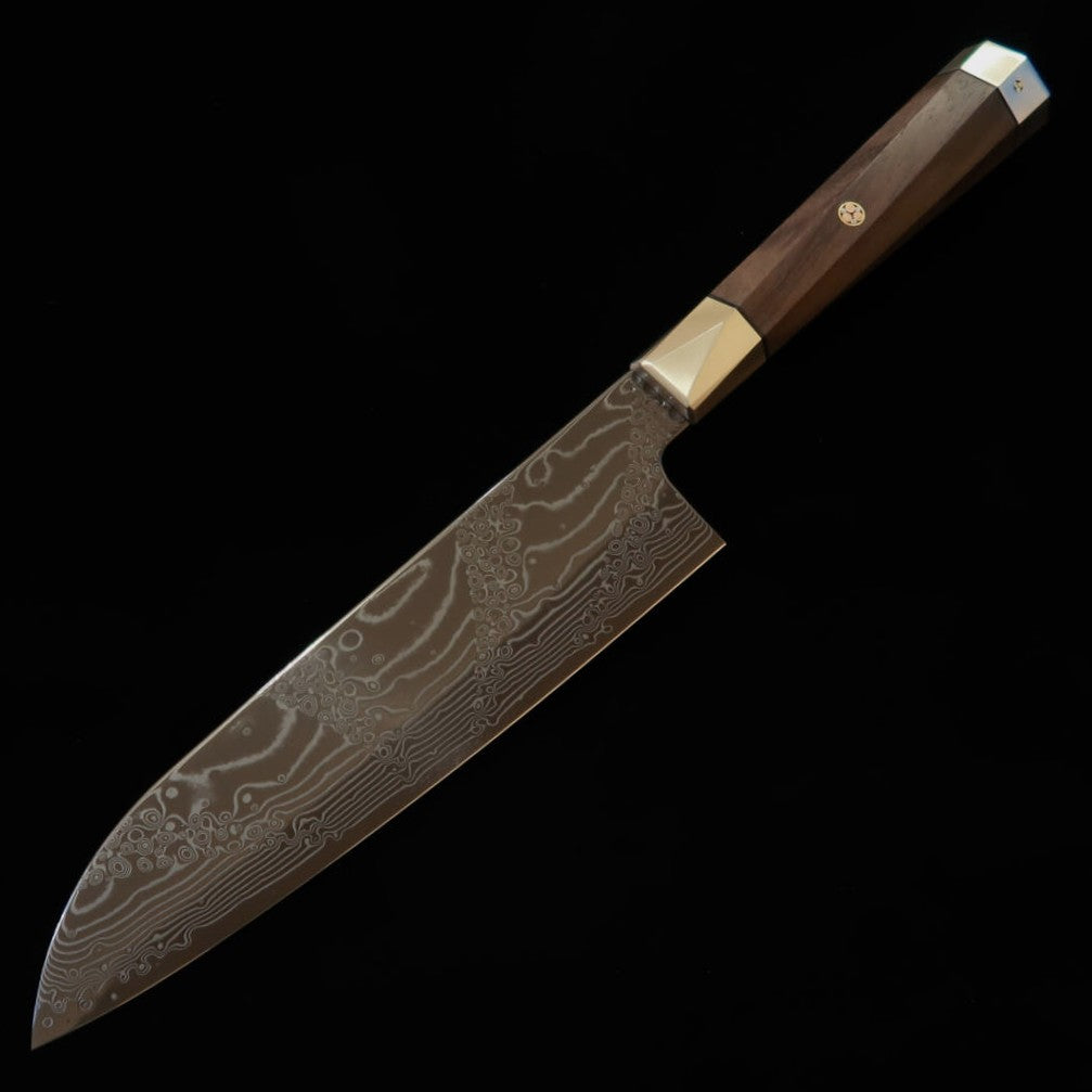 【新定番】三昧MCUSTA ZANMAI シュプリーム3 琥珀 三徳（180mm）