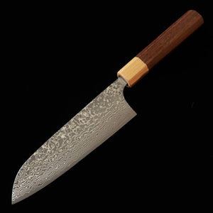 三浦MIURA 三徳 SGSTRIX ダマスカス 紫檀欅口八角柄（165mm）