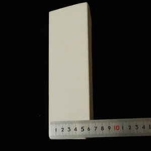 Pedra de amolar natural Mikawa Shiro-Nagura, nagura média grande, 64×212×54 mm