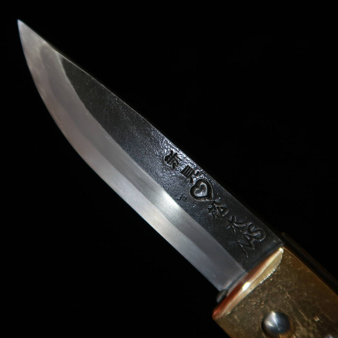 Takeda Cutelaria TAKEDA Bitchu Forjado à Mão por Fumio Inagaki Faca Folder Liner Lock Mammoth White