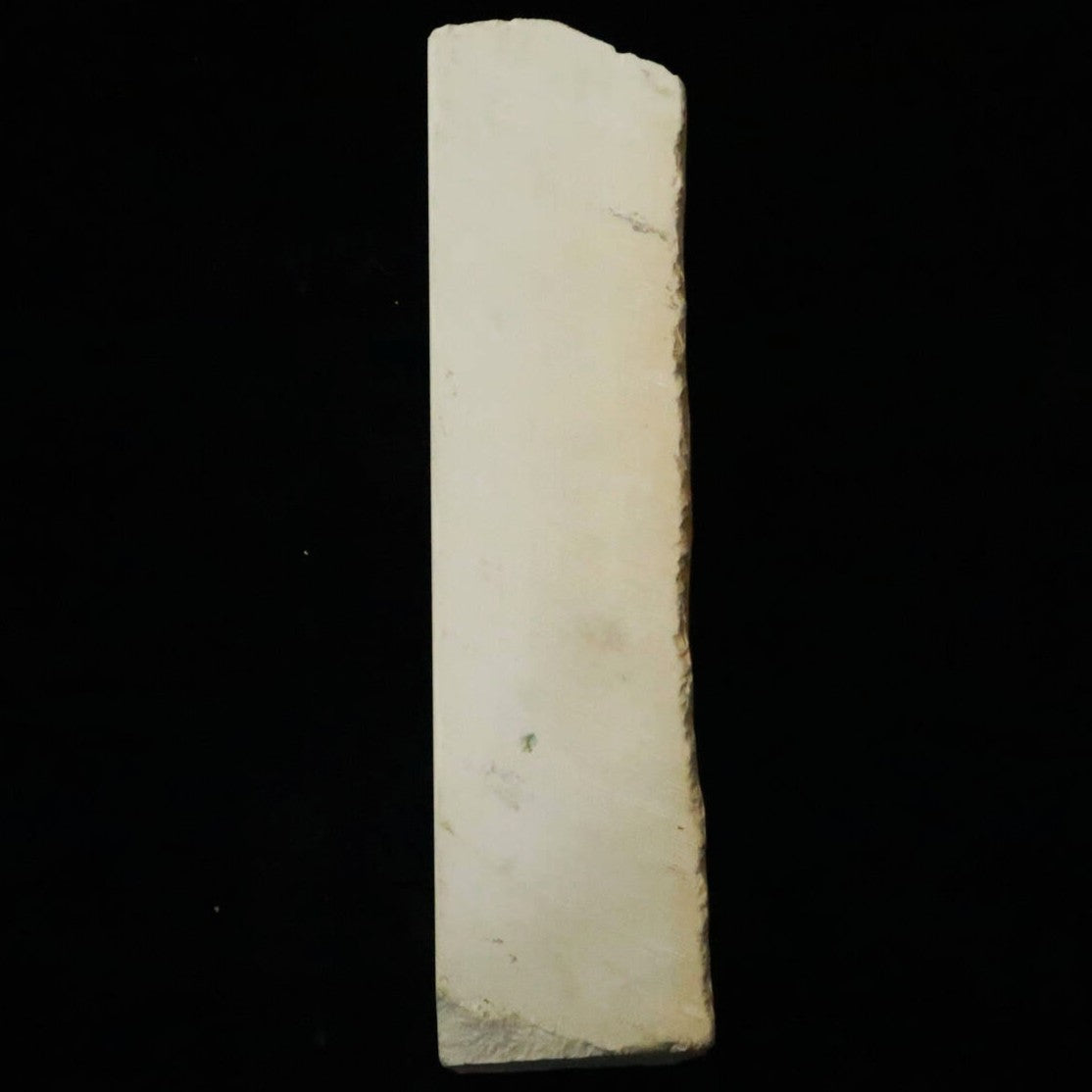Pedra de amolar natural Mikawa Shiro-Nagura, nagura média grande, 64×212×54 mm