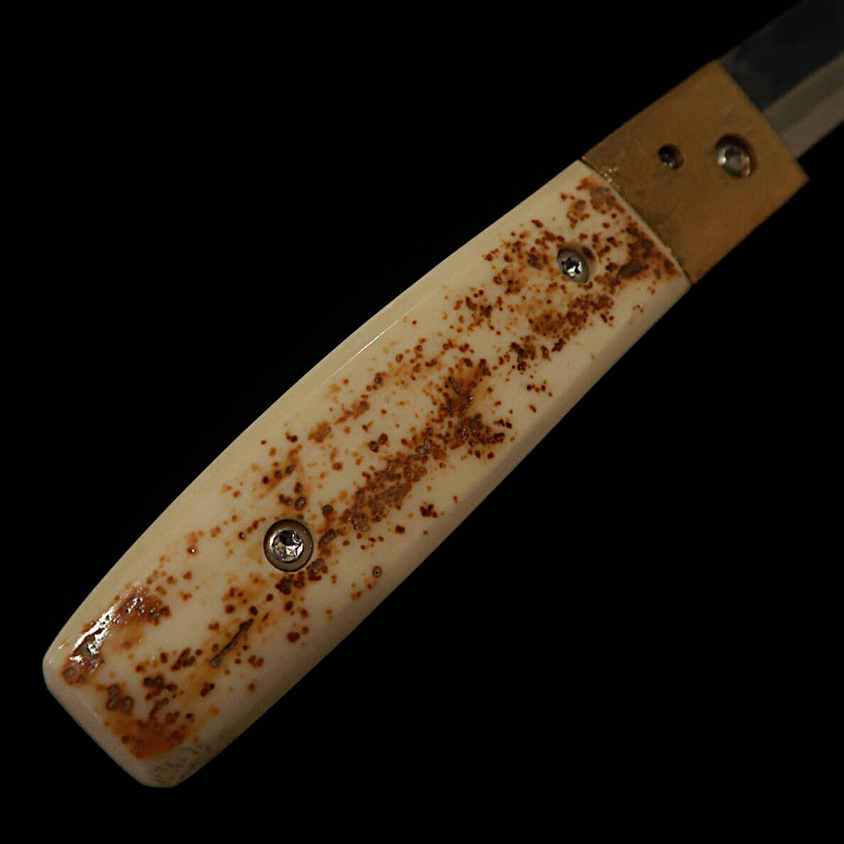 Takeda Cutelaria TAKEDA Bitchu Forjado à Mão por Fumio Inagaki Faca Folder Liner Lock Mammoth White