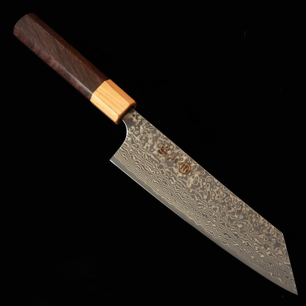 Miura bunka SGSTRIX, damasco, mango octogonal de palisandro con virola de olmo japonés (170 mm)