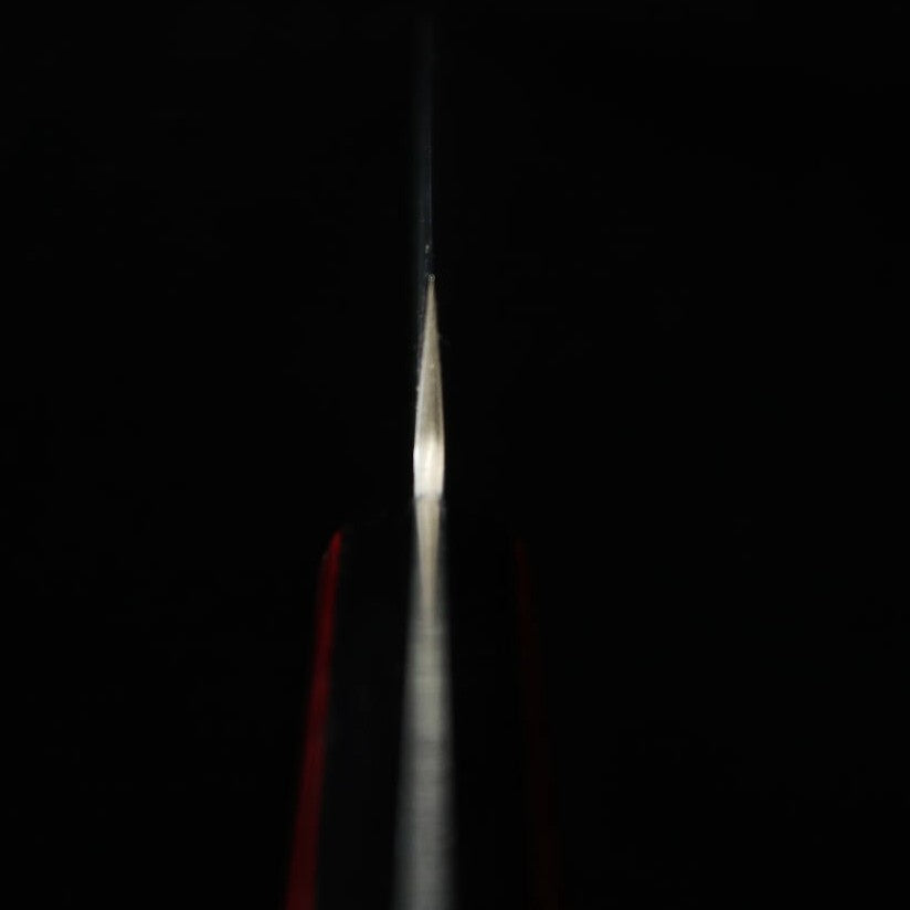 三浦 MIURA ペティ 銀紙三号 梨地 レッドハンドル (135mm)