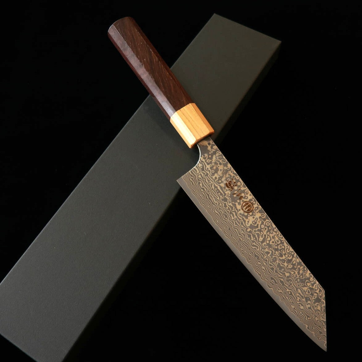 三浦MIURA 文化 SGSTRIX ダマスカス 紫檀欅口八角柄（170mm）