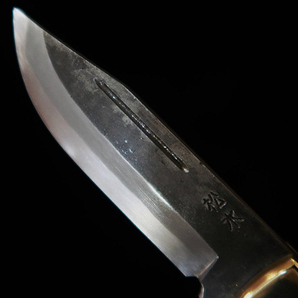 TAKEDA Cutelaria Forjado à Mão Bitchu Inagaki Fumio Faca Dobrável Back Lock Pérola/Favo de Mel