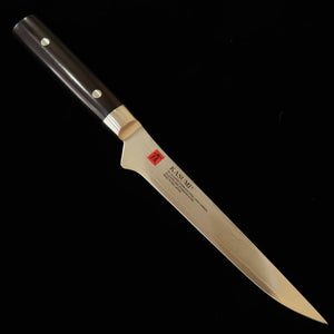 SUMIKAMA Kasumi Honesuki, VG10 Damascus, Black Pakkawood Handle (160mm)