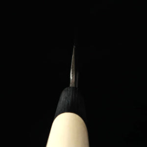 MIURA biselado de cantos acero japonés mango de magnolia con virola de cuerno (150 mm)