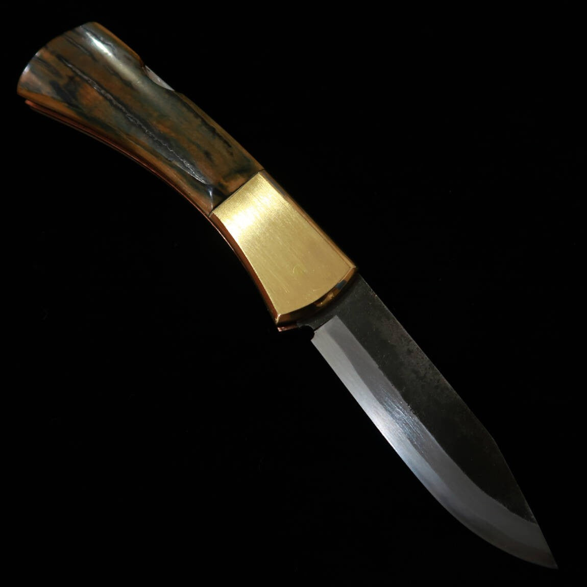 Takeda Cutelaria - Forja artesanal de Bitchu por Fumio Inagaki - Canivete com trava traseira, Mammoth