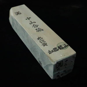 Pedra de amolar natural Nakayama Aoto, cor mizu-asagi, formato tipo “san”, 45 × 206 × 45 mm