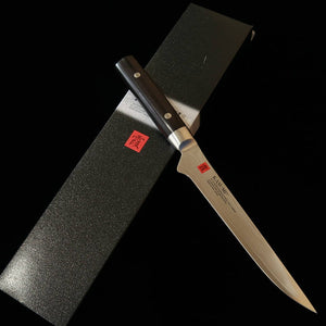 スミカマSUMIKAMA 霞 骨スキ VG10 ダマスカス 黒合板柄 （160mm）