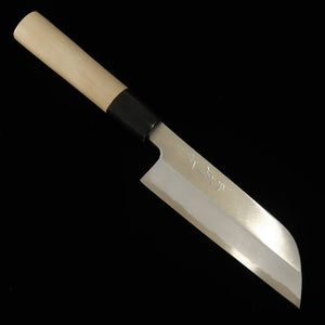 MIURA Menkiri, Japanese Steel, Water Buffalo horn Round Handle (105/130mm)