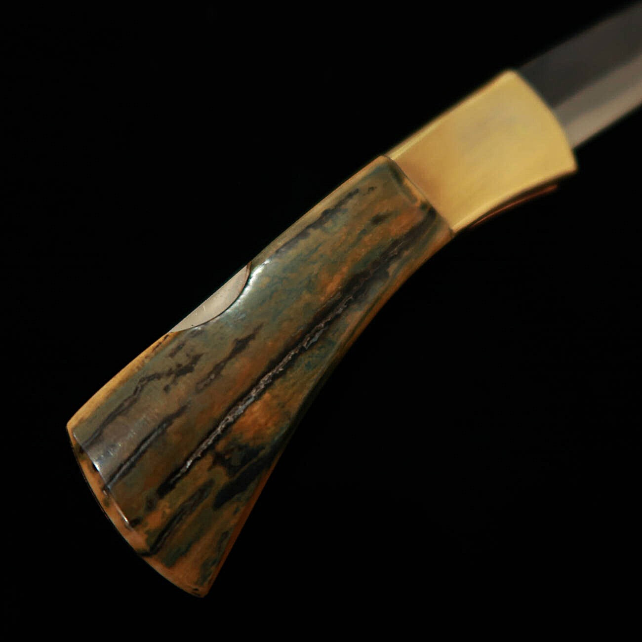 Takeda Cutelaria - Forja artesanal de Bitchu por Fumio Inagaki - Canivete com trava traseira, Mammoth