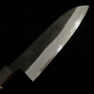 三浦MIURA 三徳 村雨 青紙二号 黒打ち 胡桃八角柄（165mm）