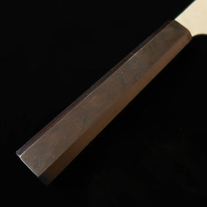 二唐刃物鍛造所 NIGARA SG2 磨き槌目 切付牛刀 黒檀一体型柄 (210mm)