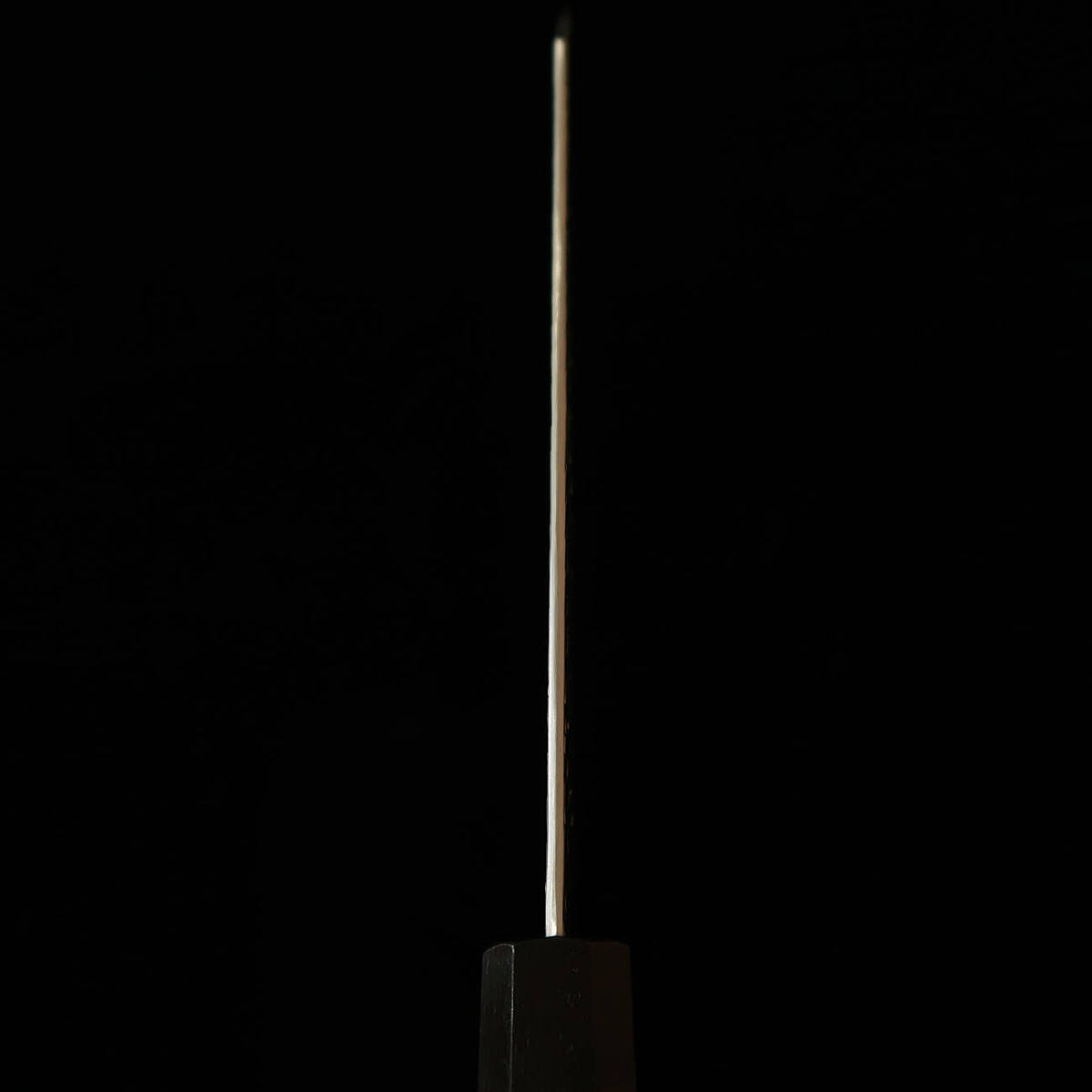 二唐刃物鍛造所 NIGARA SG2 磨き槌目 切付牛刀 黒檀一体型柄 (210mm)