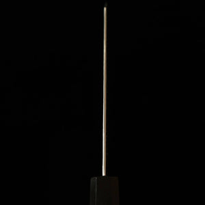 二唐刃物鍛造所 NIGARA SG2 磨き槌目 切付牛刀 黒檀一体型柄 (210mm)