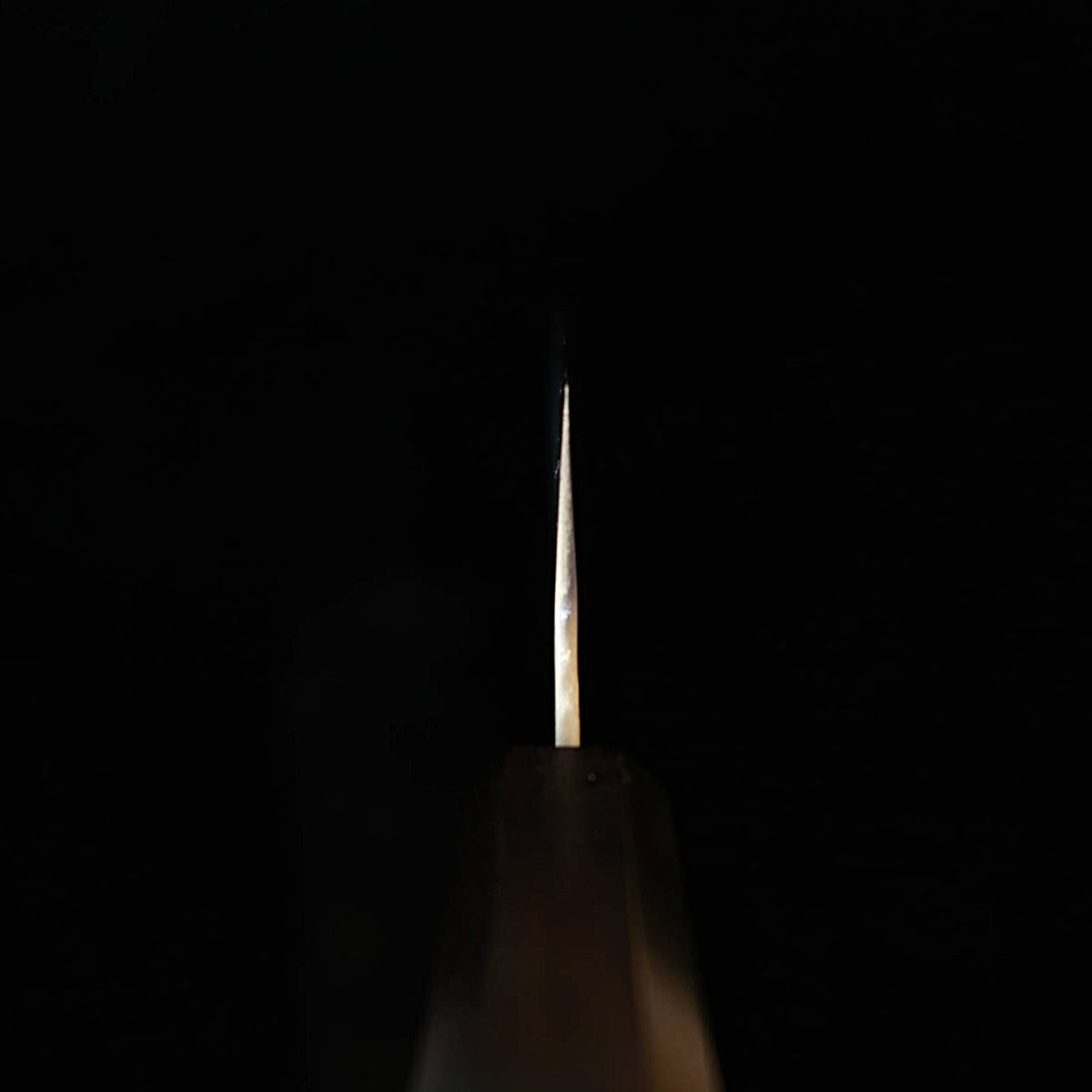 二唐刃物鍛造所 NIGARA SG2 磨き槌目 切付牛刀 黒檀一体型柄 (210mm)