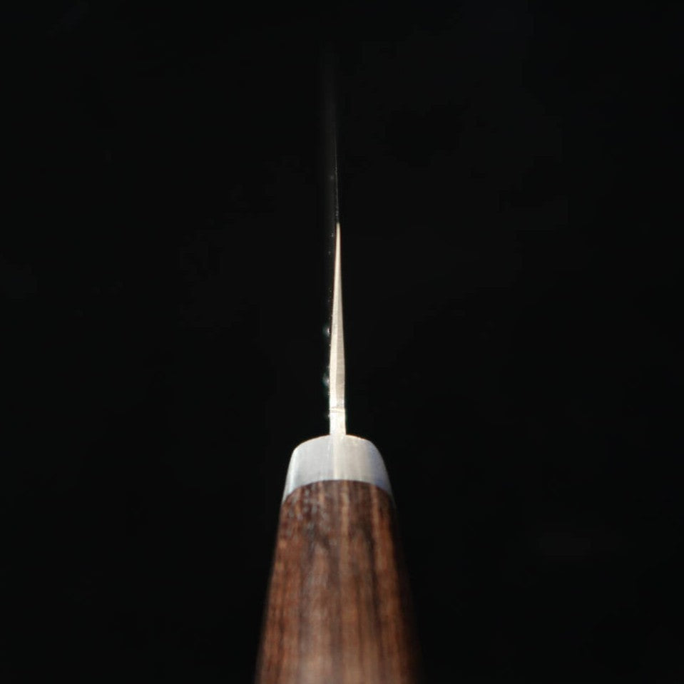 MIURA Miura Kokuryu nakiri VG10 Damasco mango de fresno marrón (170 mm)
