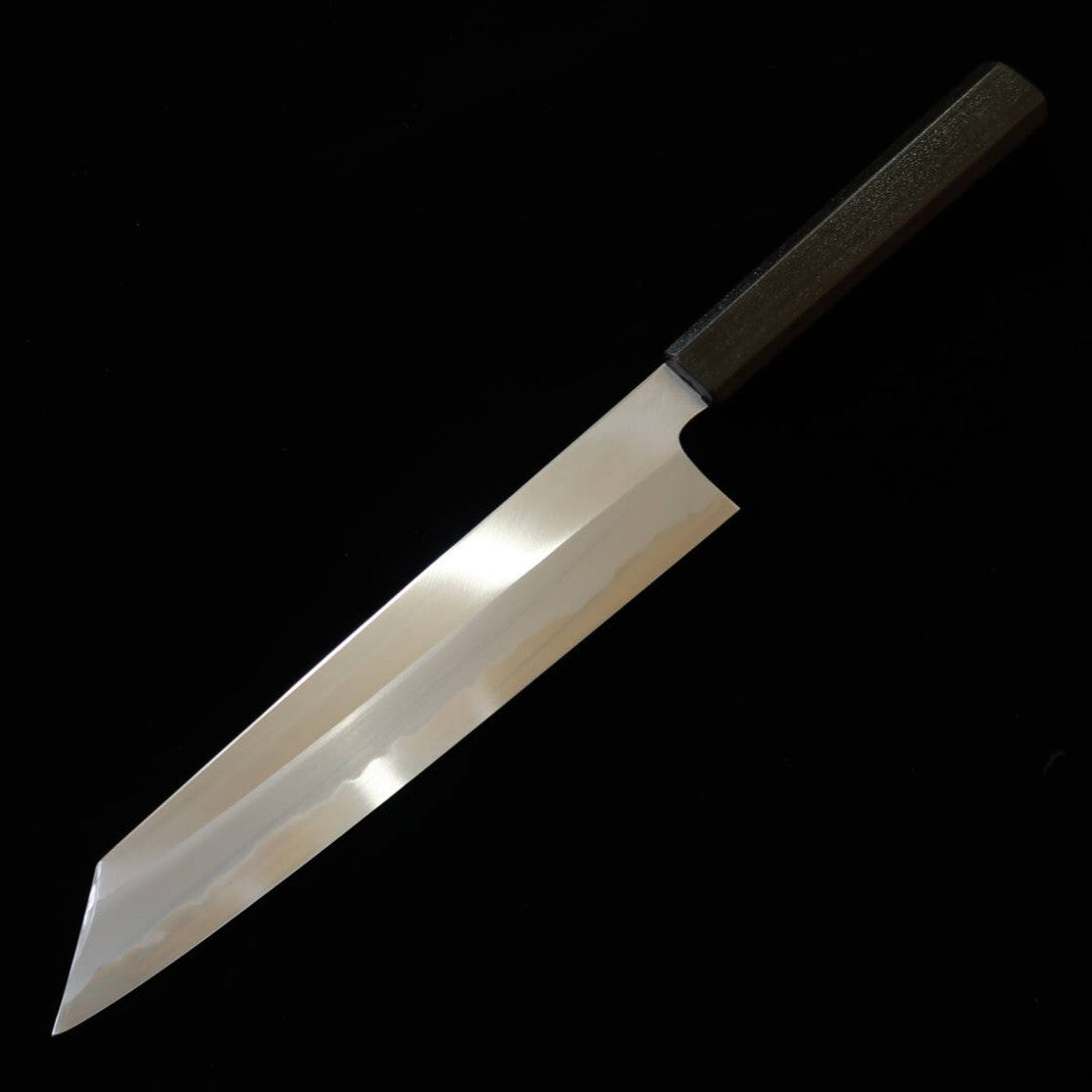 KAGEKIYO White Steel No. 2, Kiritsuke with lacquered octagonal pattern (240mm)