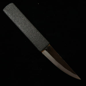 TAKEDA Cutlery forja manual de Bitchū, pequena faca laqueada especial preta