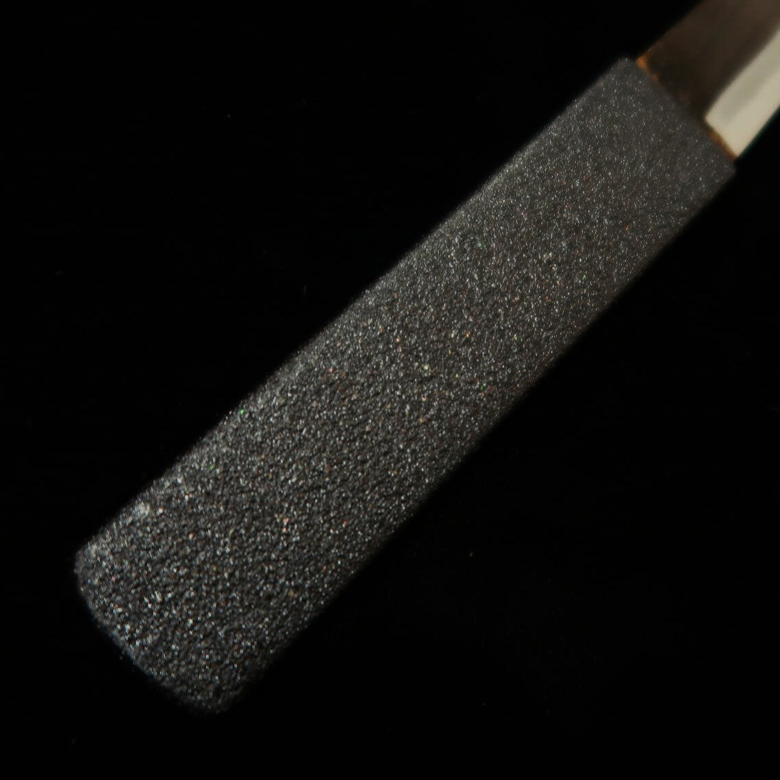TAKEDA Cutlery forja manual de Bitchū, pequena faca laqueada especial preta