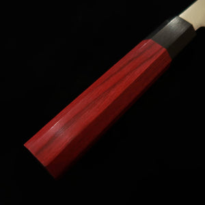 V.ROAD  濃州正恒作 Nosyu Masatsune 牛刀 VG10 全面ダマスカス 積層強化合板柄 赤×黒（210mm）